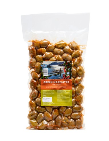 Green Marinated Olives 500gr