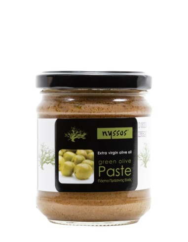 Nyssos green olive paste 180gr