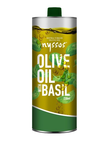 Nyssos μεταλλικό 250ml με βασιλικό