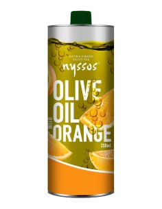 Nyssos μεταλλικό 250ml με πορτοκάλι