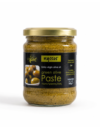 Nyssos green olive paste 100gr