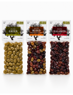 2+1 FREE Olive Selection Set – Green, Mixed & Kalamon...
