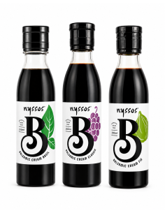 Balsamic Cream Selection: Classic, Basil & Fig –  (3 ×...